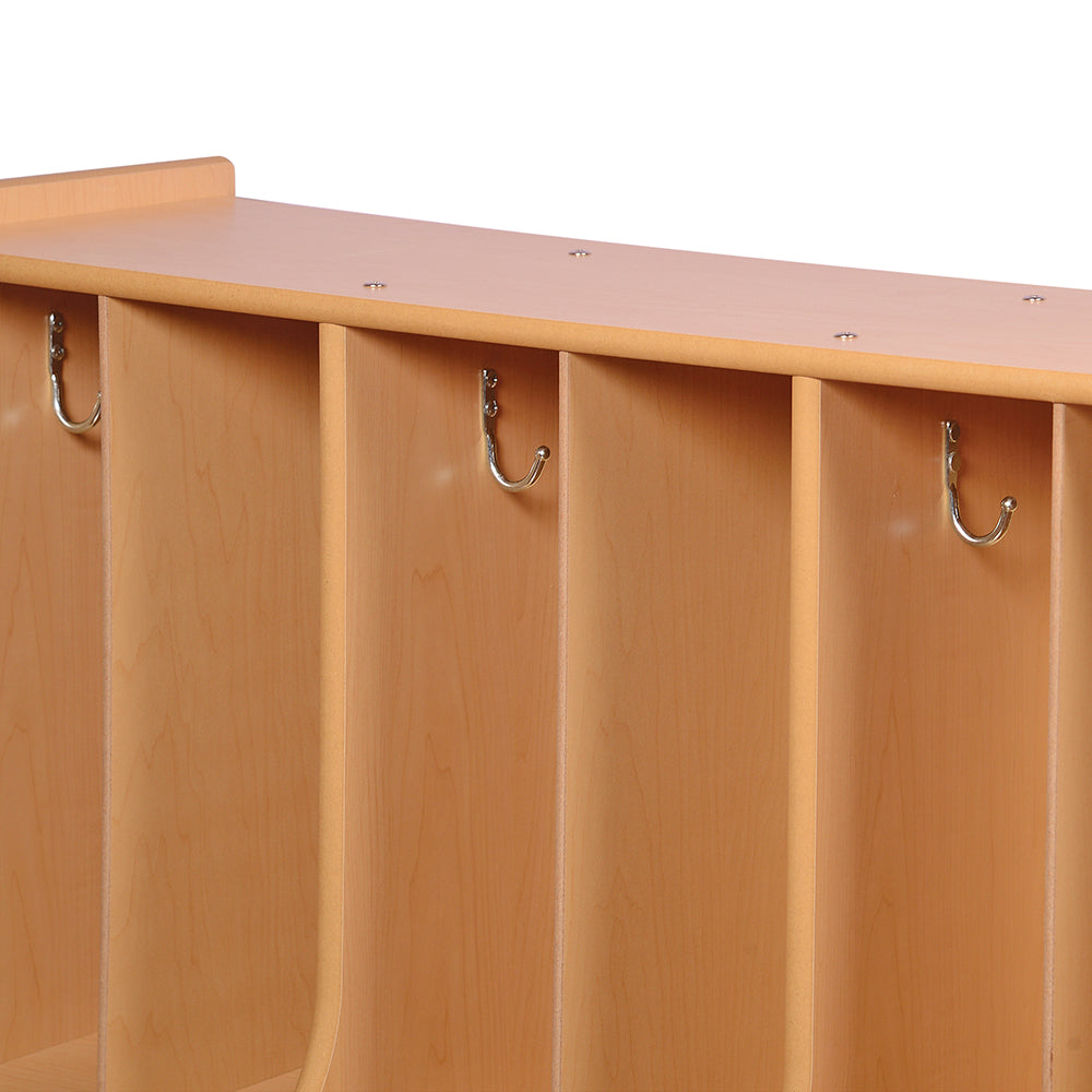 Toddler Locker Unit with Cubbies, Seat & Coat Hooks
