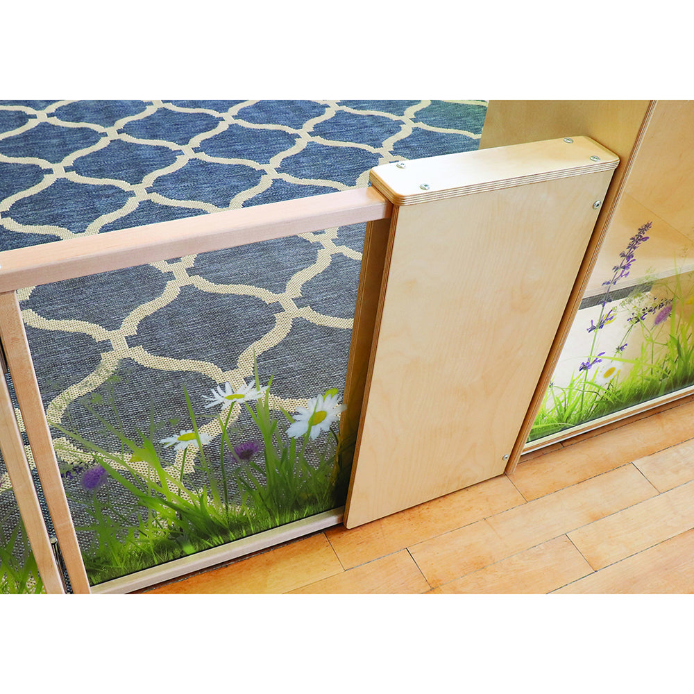 Nature View Adjustable Wall Connector | 12-inch Extension for 24H. Room Divider Panels