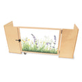 Nature View ADA-Compliant Toddler Safety Gate | Shatterproof Acrylic Divider Panel & Child-Safe Rounded Edges
