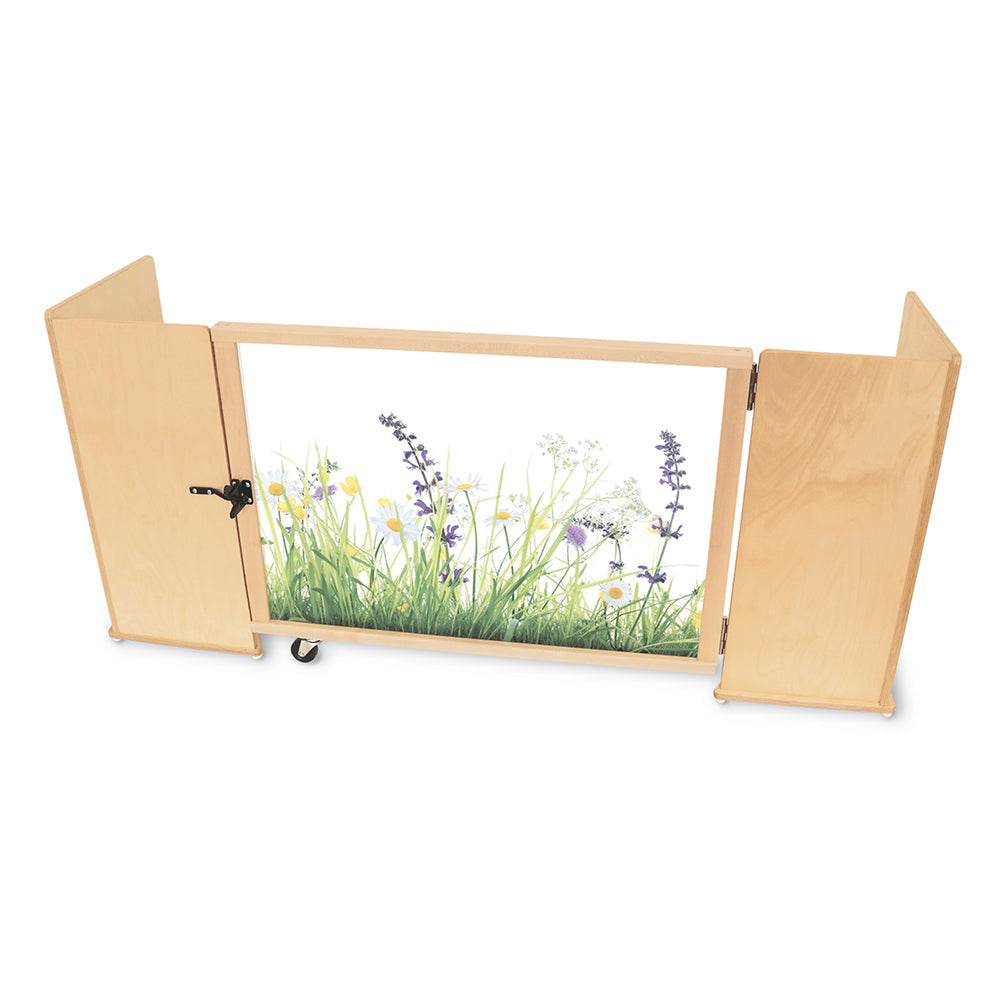 Nature View ADA-Compliant Toddler Safety Gate | Shatterproof Acrylic Divider Panel & Child-Safe Rounded Edges