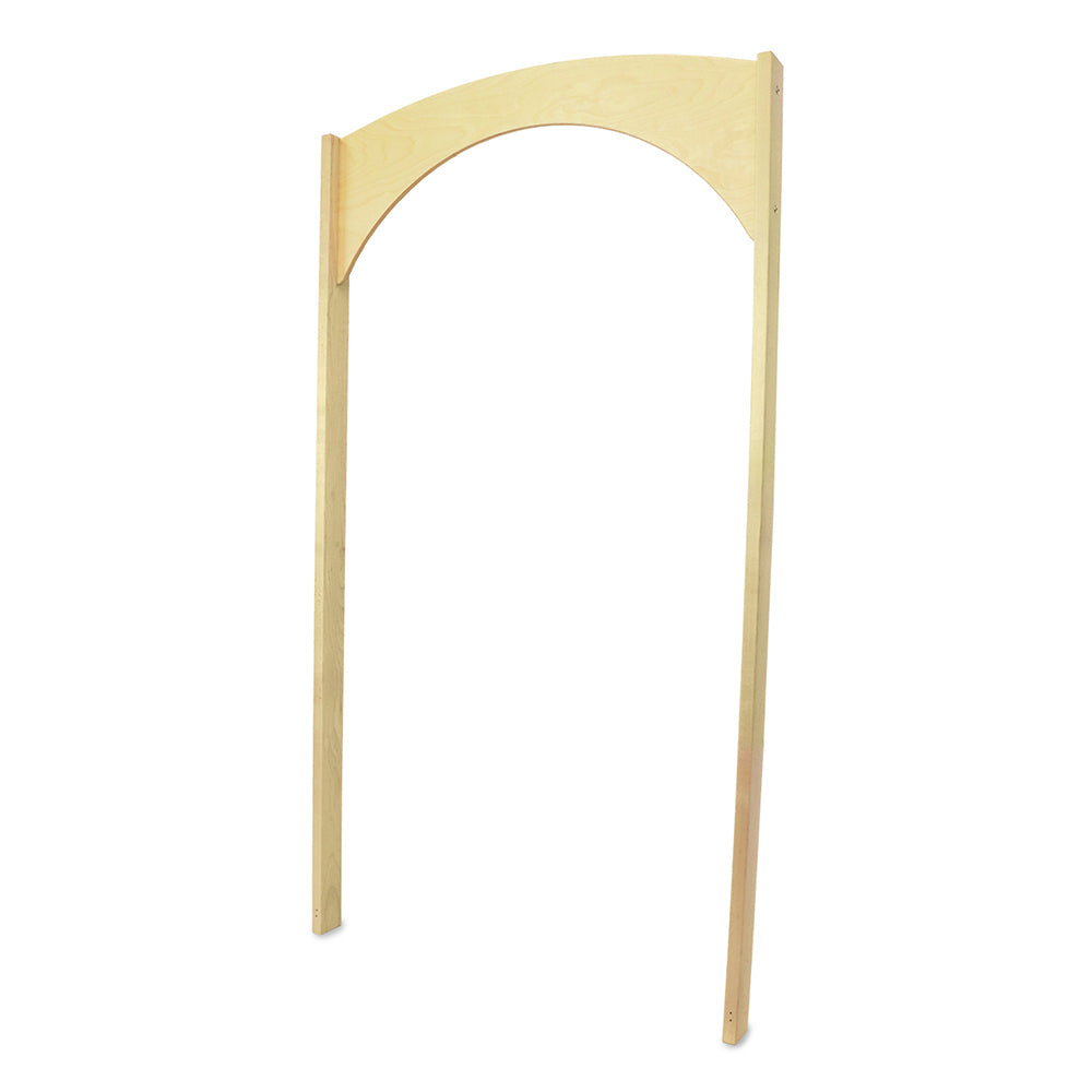 Nature View Adult-Height Divider Archway | Biophilia-Inspired Early Education Room Entry