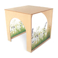 Nature View Play House Cube | Biophilic Quiet Retreat with Acrylic Flower Panels
