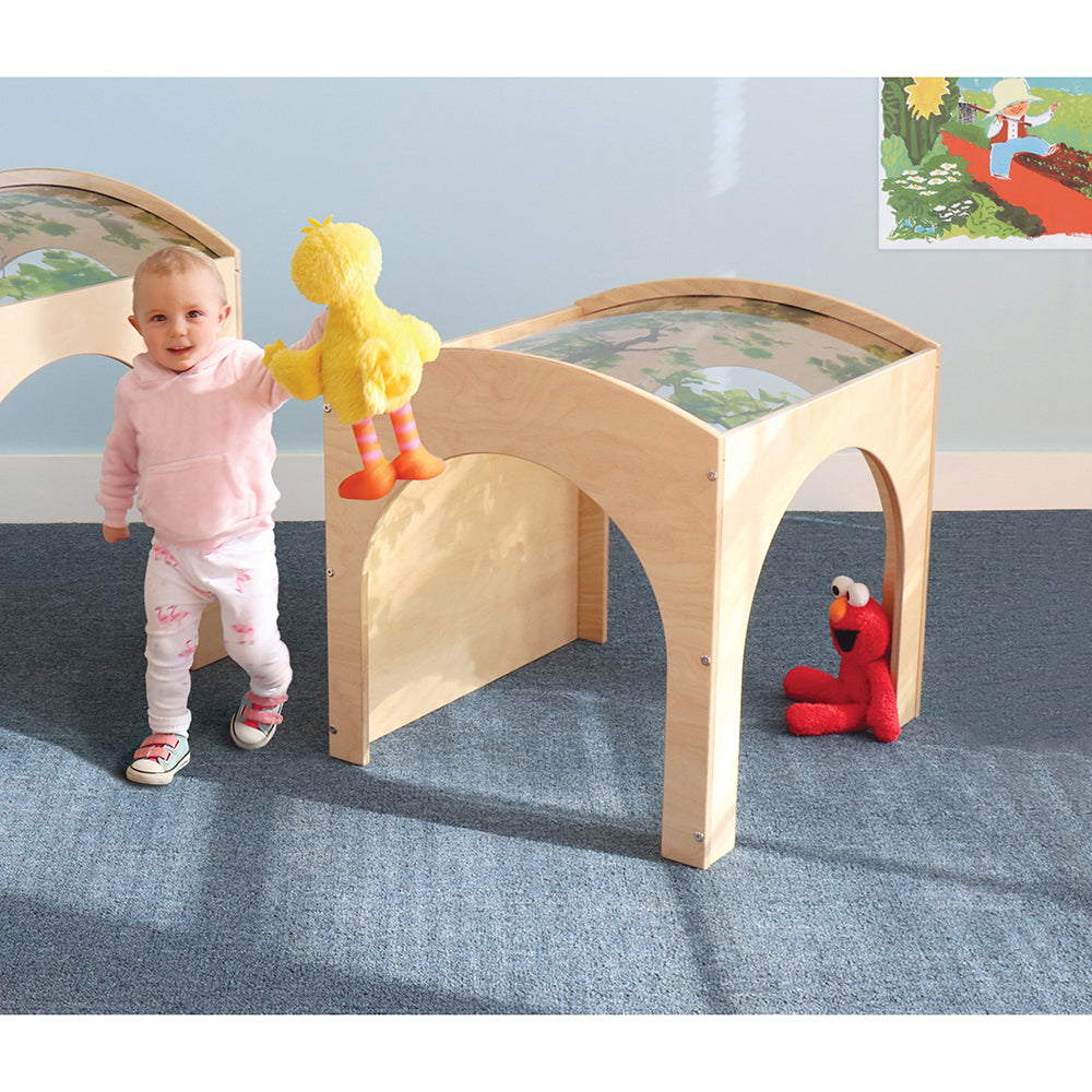 Nature View Toddler Tree Canopy Reading Retreat | Biophilic Quiet Space Playhouse