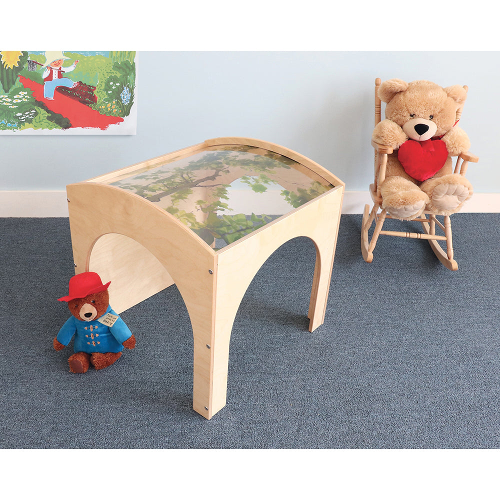 Nature View Toddler Tree Canopy Reading Retreat | Biophilic Quiet Space Playhouse