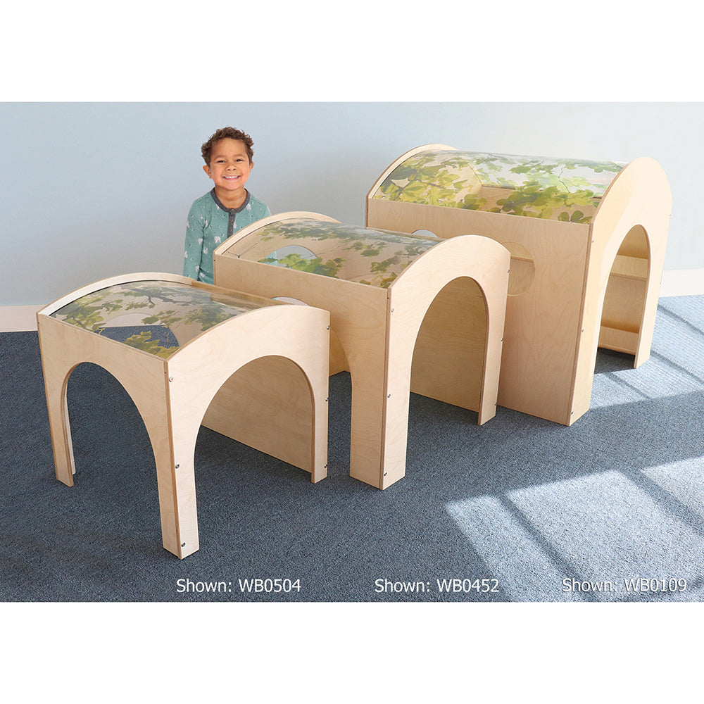 Nature View Toddler Tree Canopy Reading Retreat | Biophilic Quiet Space Playhouse