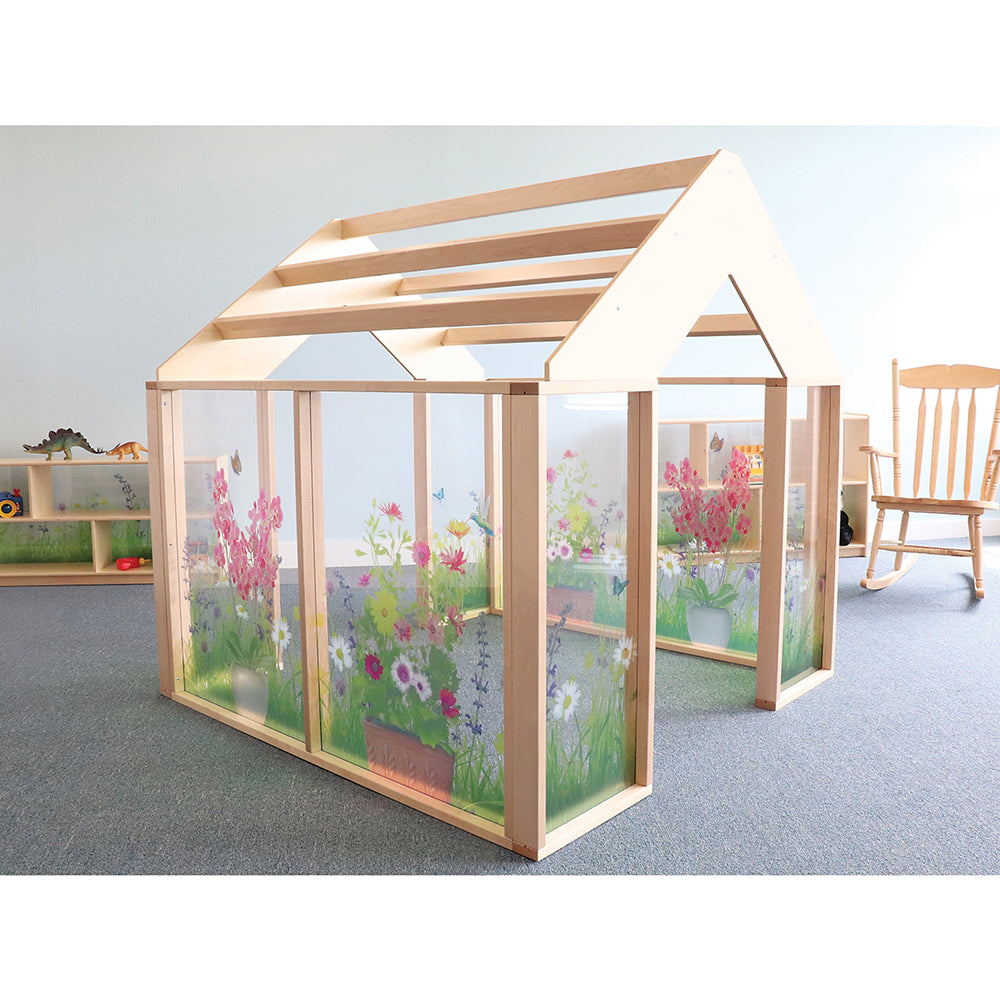 Nature View Indoor Classroom Greenhouse | Biophilic Quiet Space